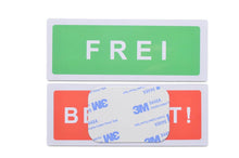 Laden Sie das Bild in den Galerie-Viewer, Frei/Besetzt Magnet-Wendeschild (PVC-Flex)