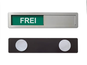 "FREI/BESETZT" Metall-Schiebeschild FERRA