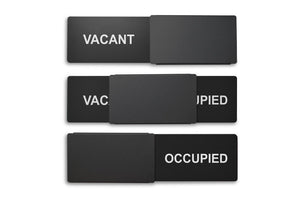 "VACANT/OCCUPIED" Schiebeschild Style (schwarz)