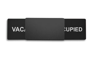 "VACANT/OCCUPIED" Schiebeschild Style (schwarz)