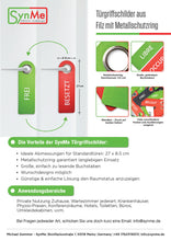 Laden Sie das Bild in den Galerie-Viewer, 2er Pack &quot;VEUILLEZ FRAPPER/NE PAS DÉRANGER&quot;Türgriffschilder (französisch)
