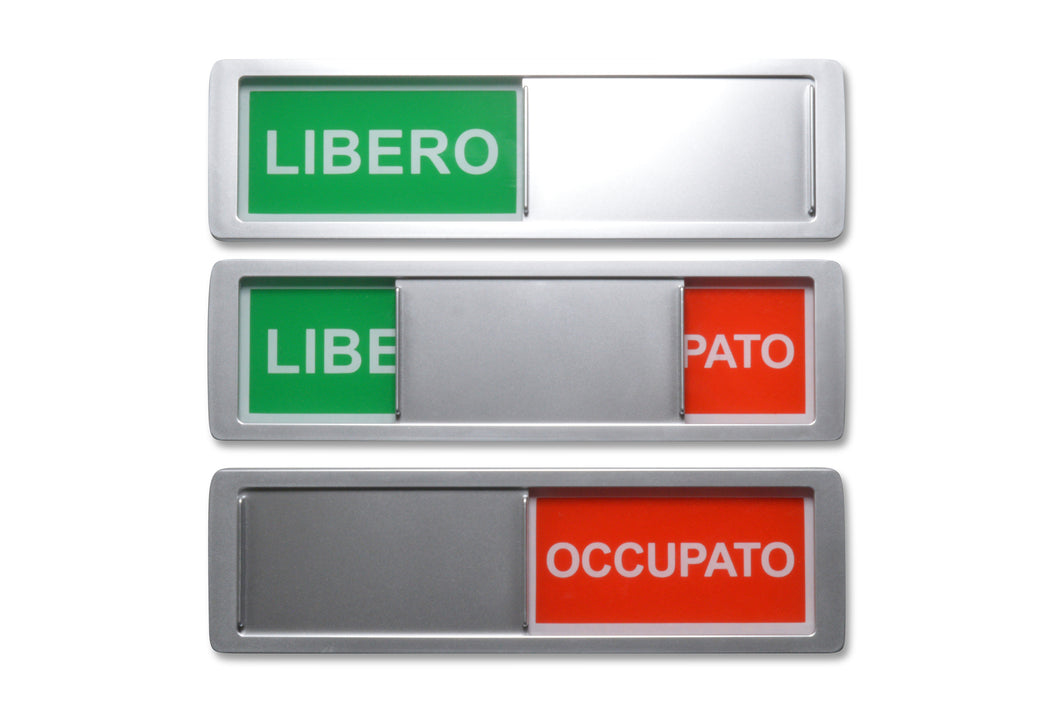 LIBERO/OCCUPATO Schiebeschild Basic