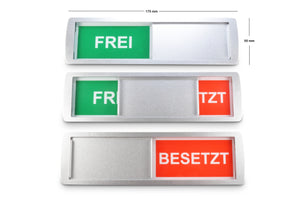 "FREI/BESETZT" Schiebeschild Modell Classic XL
